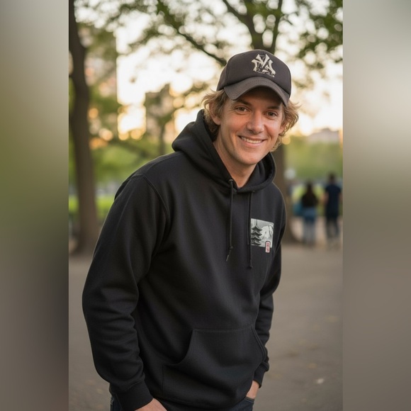 Tokyo Japan Hooded Sweatshirt With Japanese Script and Latitude Longitude Small - Picture 3 of 6